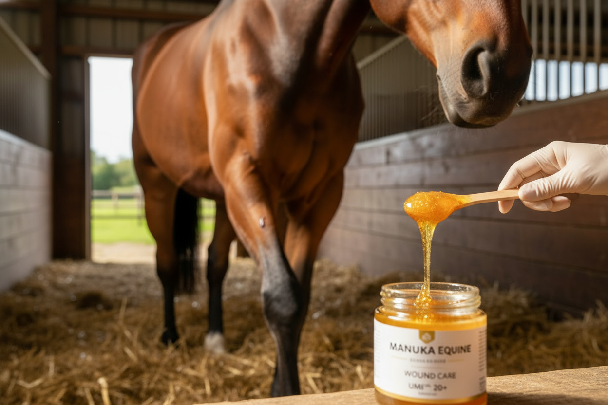 change the lable on the jar to say manuka equine gold